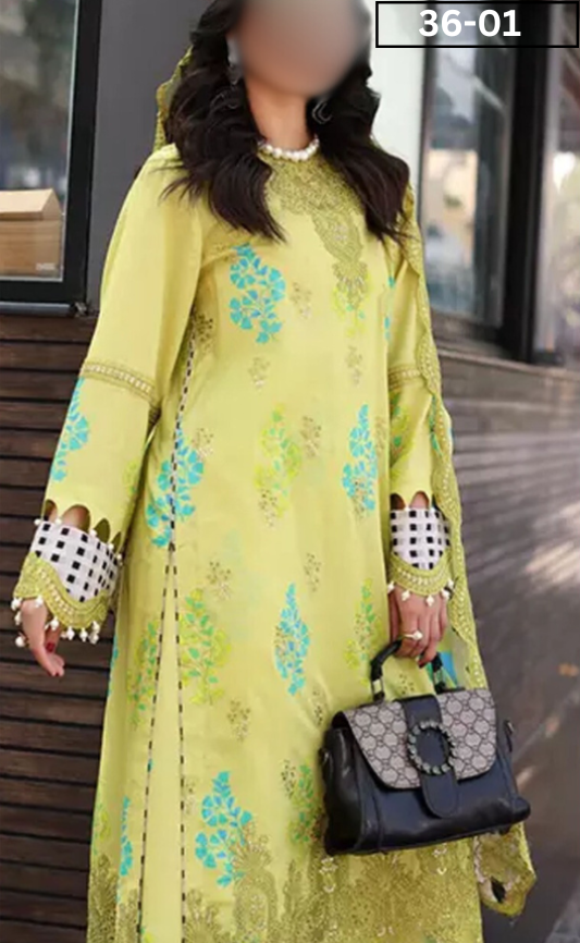 VOL 36 | DS 01 | DIGITAL PRINTED LAWN 3PC