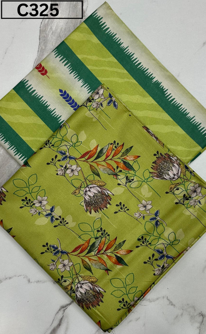 DIGITAL PRINTED LINEN 3PC | DS C325 |