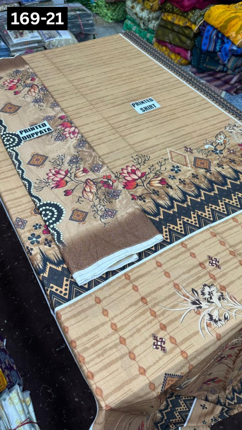 VOL 169 | DS 21 | DIGITAL PRINTED KARANDI 2PC SHIRT DUPATTA COLLECTION