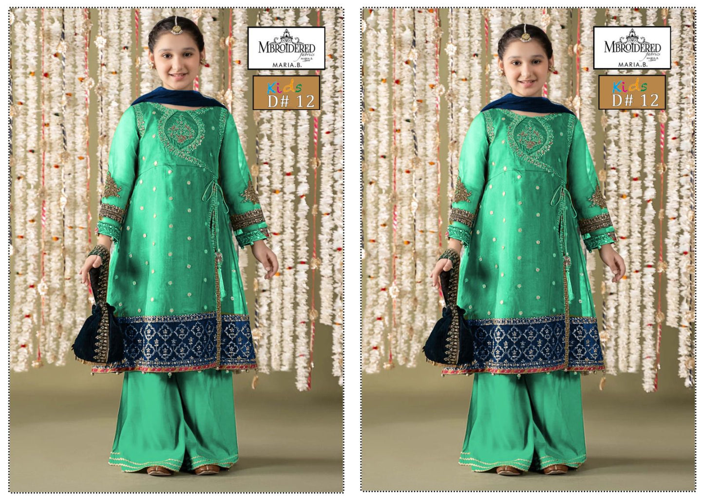 | DS 12-ZINK | KIDS EMBROIDERED LAWN 2PC