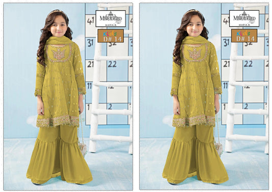 | DS 14-GREEN | KIDS EMBROIDERED LAWN 2PC