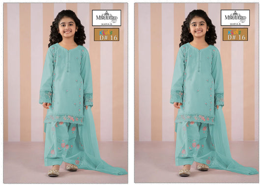 | DS 16-SKY | KIDS EMBROIDERED LAWN 2PC