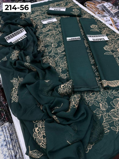 VOL 214 | DS 56 | LAWN LUXURY EMBROIDERED 3PC
