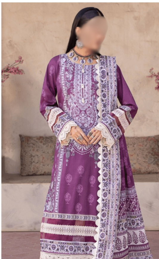 LAWN | DS 09 | DIGITAL PRINTED LAWN 3PC