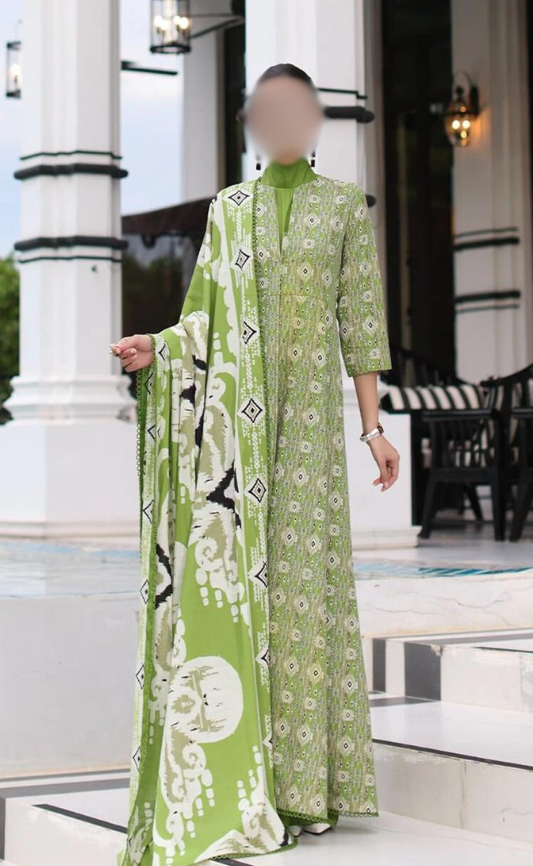 VOL 73 | DS 06 | DIGITAL PRINTED SLUB LAWN 3PC