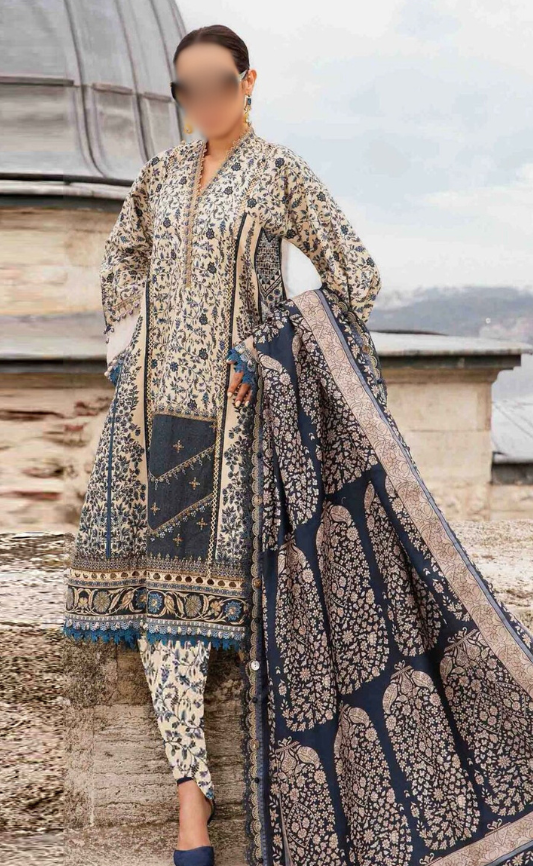 VOL 55 |DS 04| DIGITAL PRINTED LINEN 3PC