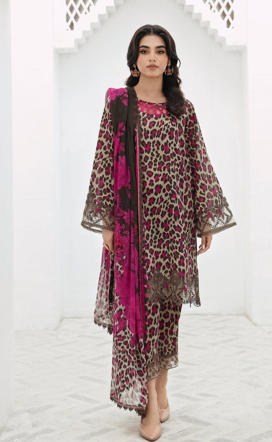 DIGITAL PRINTED LINEN 3PC | DS C301 |