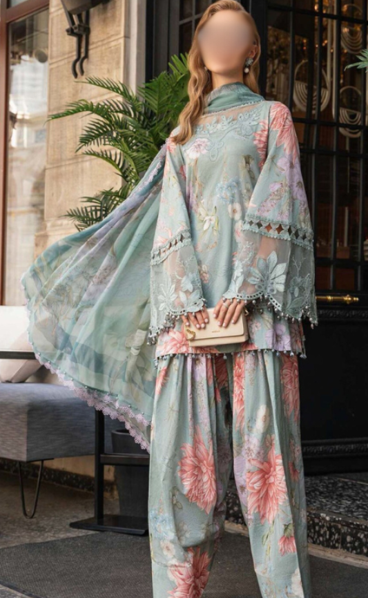 VOL 55 | DS 01 | DIGITAL PRINTED LINEN 3PC