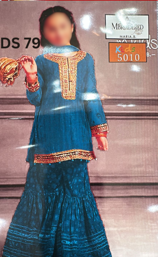 | DS 79 |KIDS EMBROIDERED LAWN 2PC