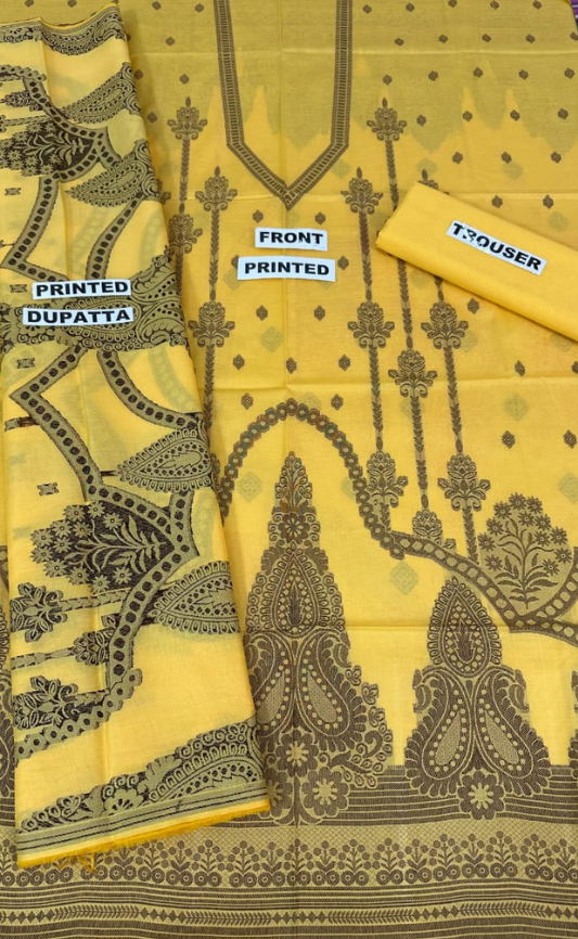 JACQUARD BAROSHA LAWN 3PC | DS 01 |