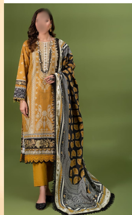 LAWN | DS 02 | DIGITAL PRINTED LAWN 3PC