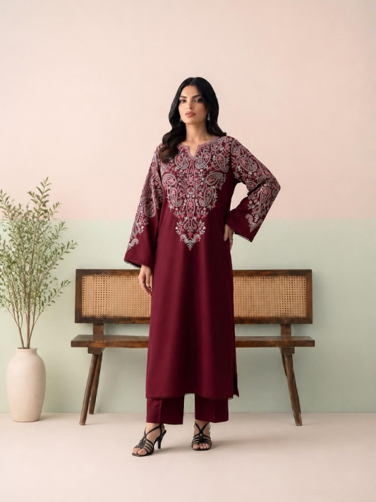 VOL 281 | DS 04 | DHANAK LUXURY EMBROIDERY 3PC