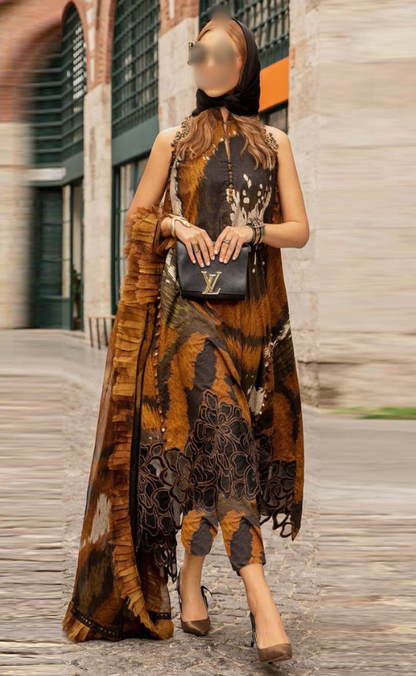 VOL 55 |DS 03| Digital Printed linen 3 pC