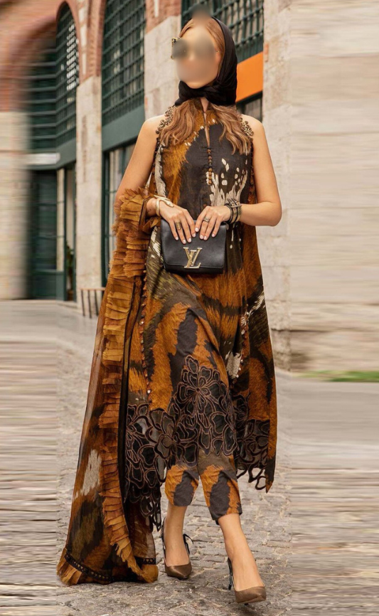VOL 55 |DS 03| Digital Printed linen 3 pC
