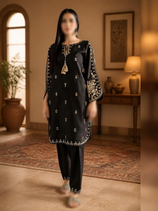 VOL 281 | DS 01 | DHANAK LUXURY EMBROIDERY 3PC
