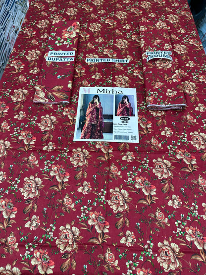 VOL 97 | DS 04 | DIGITAL PRINTED LAWN 3PC LAWN DUPATTA