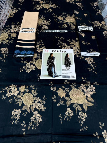 VOL 97 | DS 09 | DIGITAL PRINTED LAWN 3PC LAWN DUPATTA