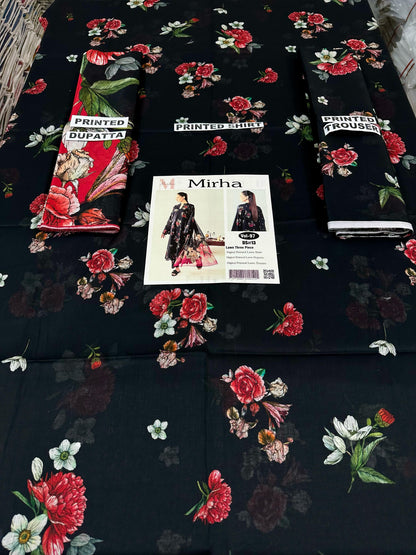 VOL 97 | DS 13 | DIGITAL PRINTED LAWN 3PC LAWN DUPATTA