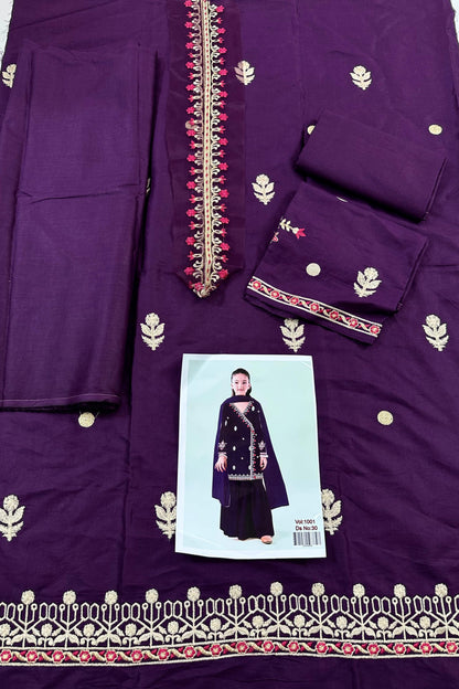 KIDS EMBROIDERED LAWN 2PC | DS 1001-30 |