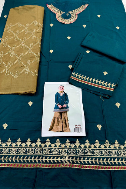 KIDS EMBROIDERED LAWN 2PC | DS 1001-26 |