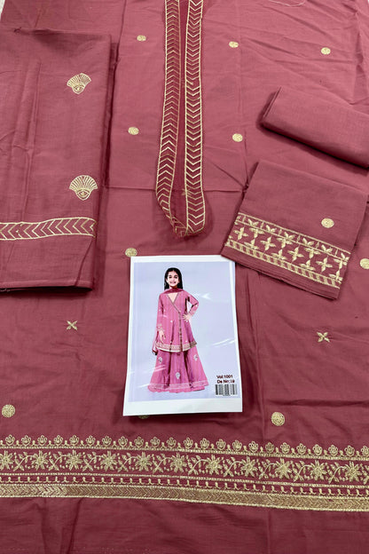 KIDS EMBROIDERED LAWN 2PC | DS 1001-19 |