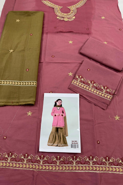 KIDS EMBROIDERED LAWN 2PC | DS 1001-22 |