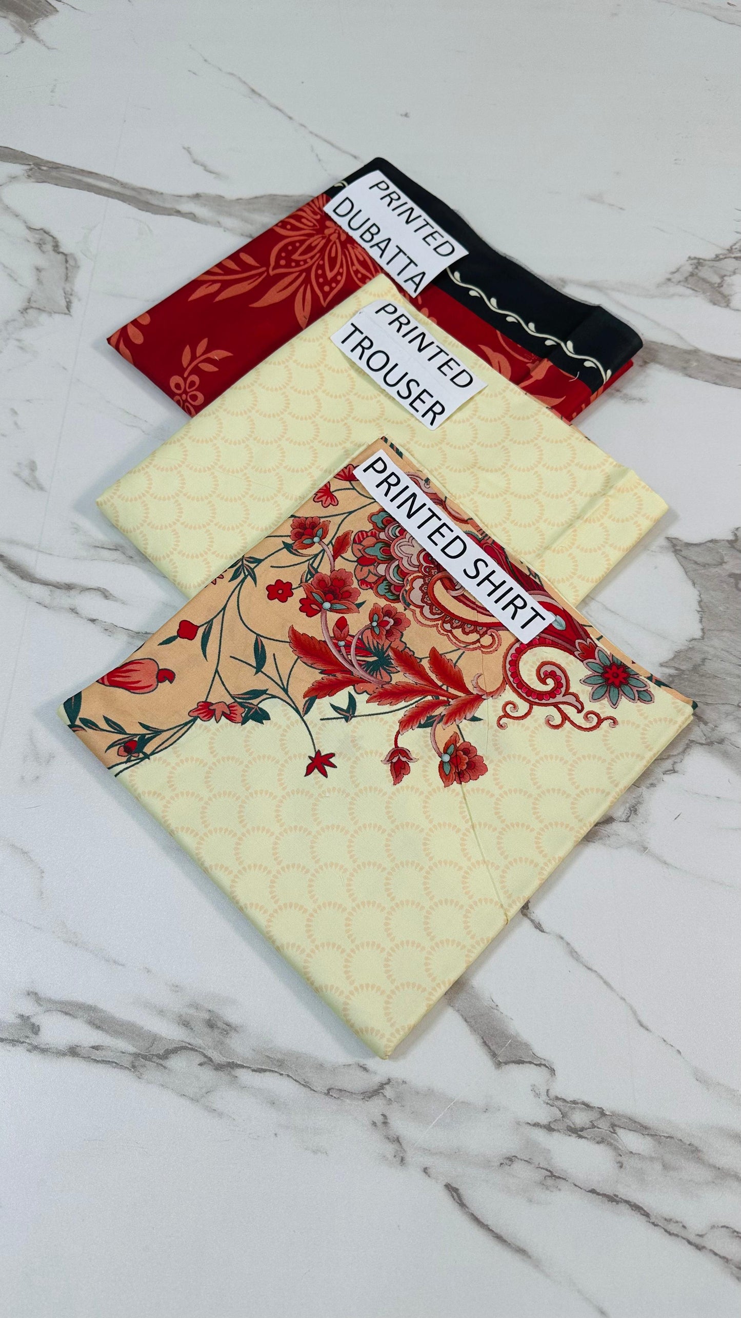 VOL 156 | DS 01 | DIGITAL PRINTED LINEN 3PC LINEN DUPATTA
