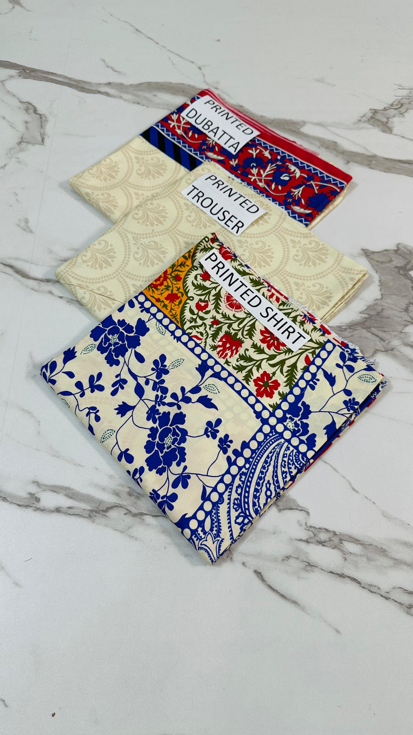 VOL 156 | DS 05 | DIGITAL PRINTED LINEN 3PC LINEN DUPATTA