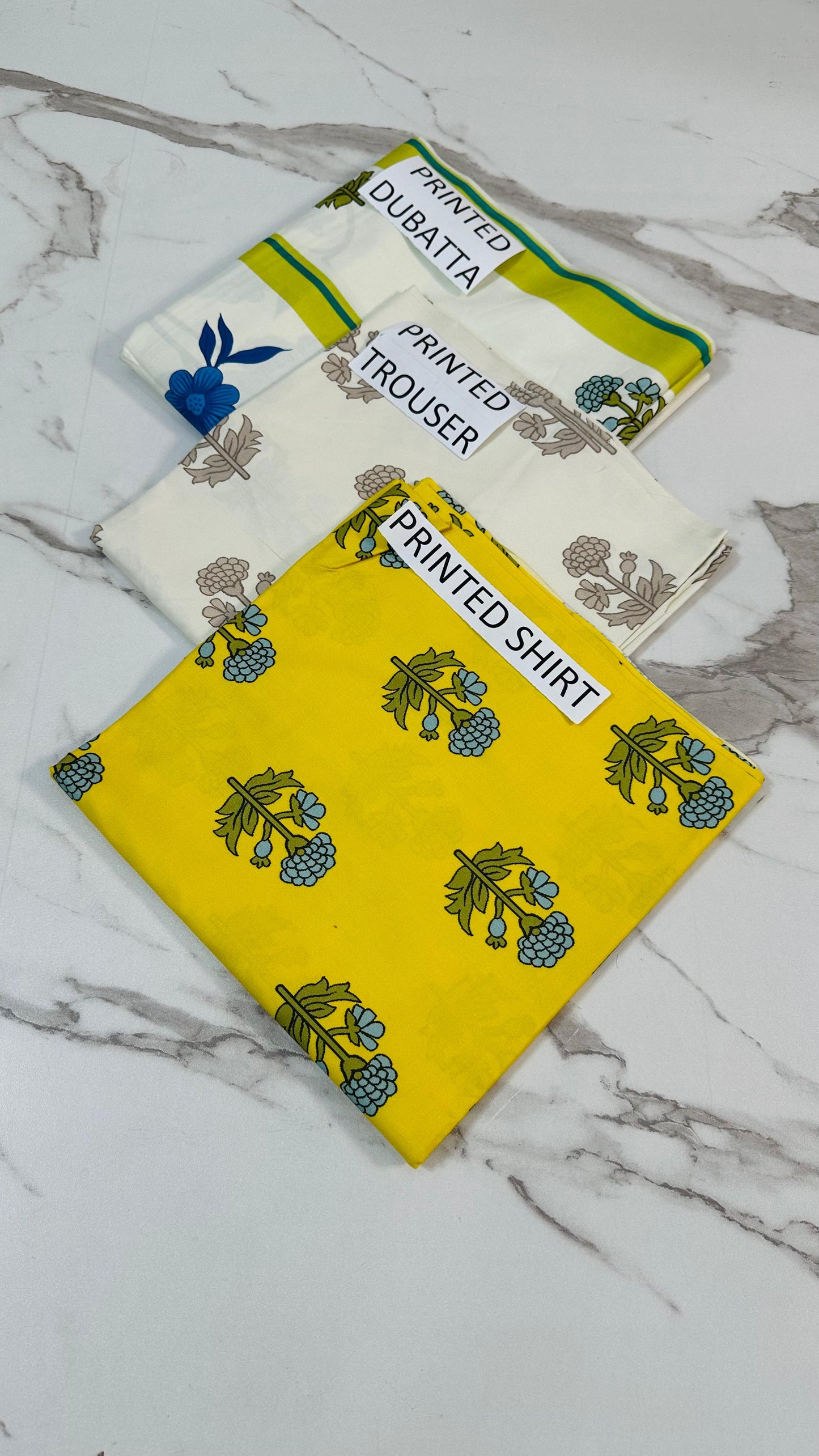 VOL 156 | DS 11 | DIGITAL PRINTED LINEN 3PC LINEN DUPATTA