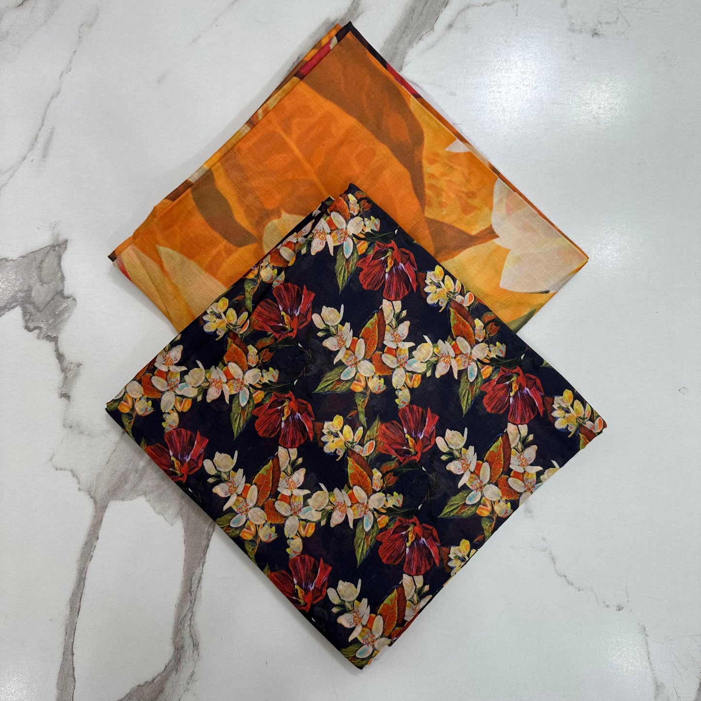 KHAADI LAWN 3pc VOIL DOPATA V74 D10