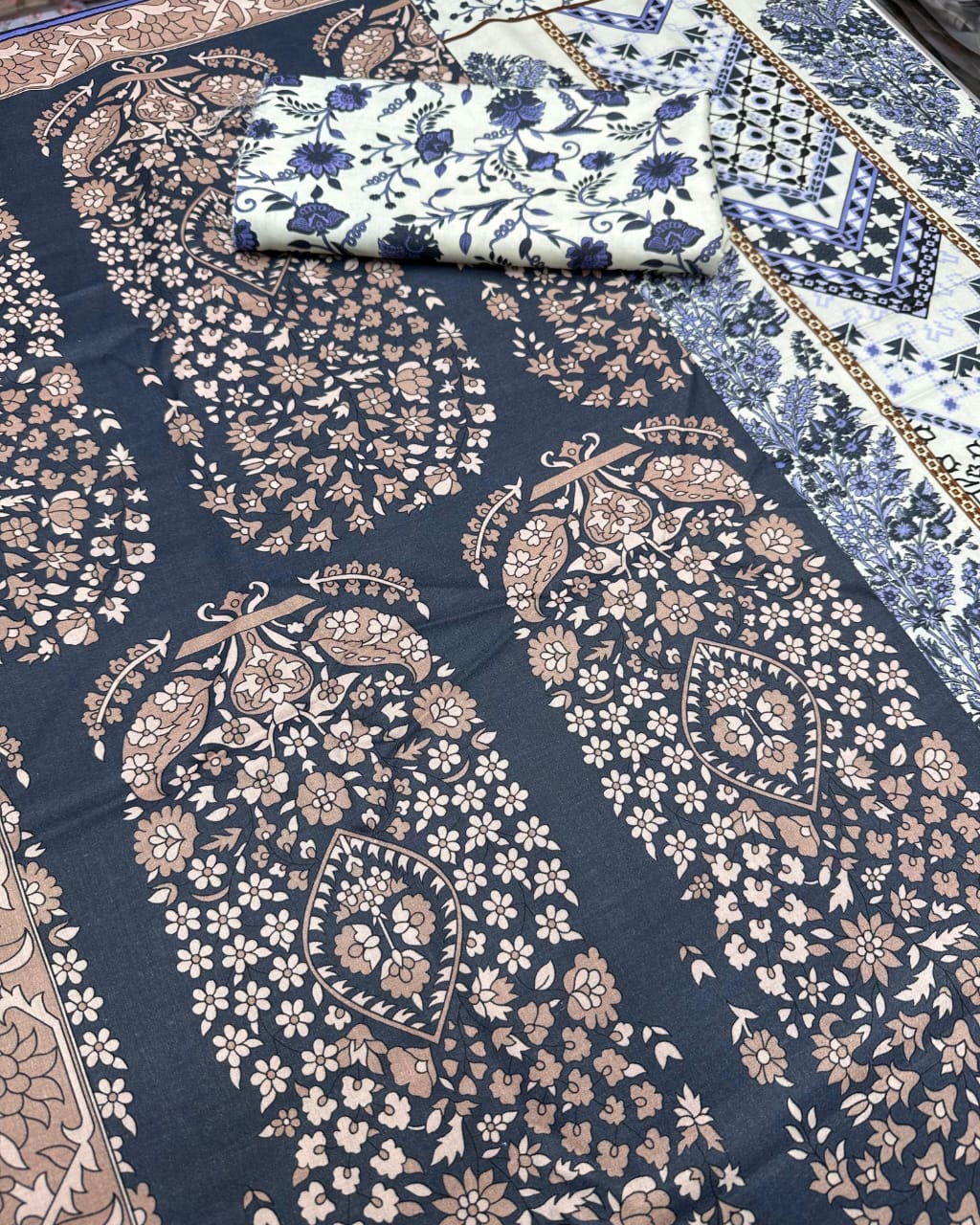 VOL 55 |DS 04| DIGITAL PRINTED LINEN 3PC