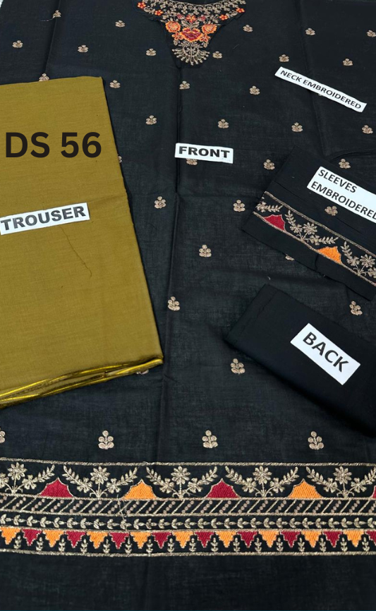 | DS 56 |KIDS EMBROIDERED LAWN 2PC