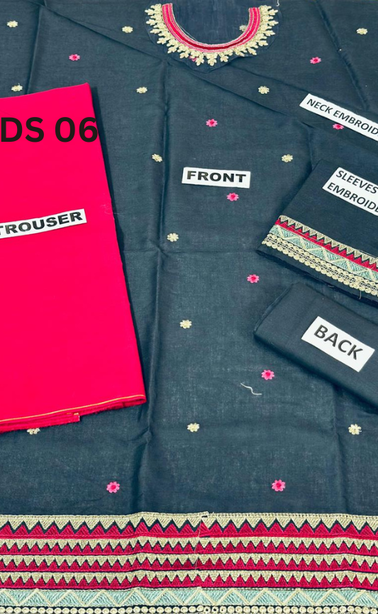 | DS 06 |KIDS EMBROIDERED LAWN 2PC