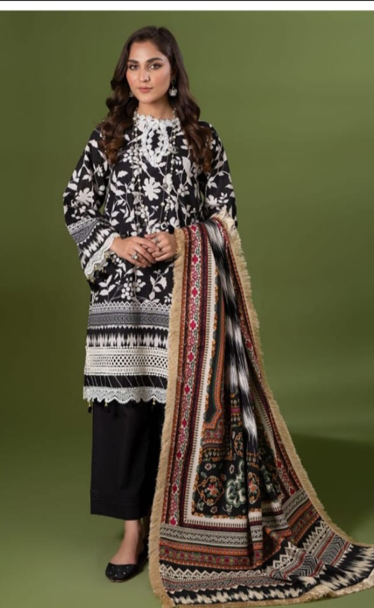 LAWN | DS 01 | DIGITAL PRINTED LAWN 3PC