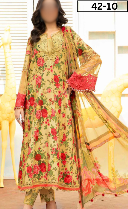 VOL 42 | DS 10 | BANA DORIA LAWN 3PC