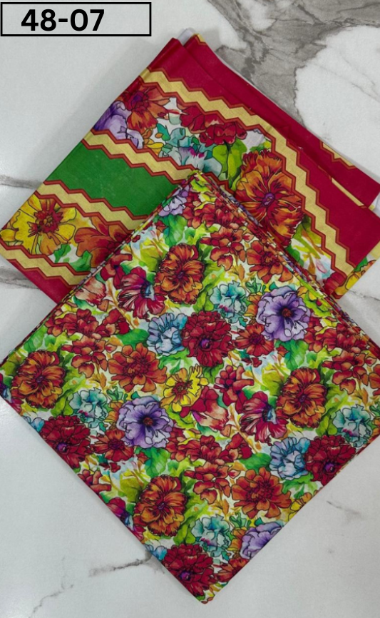 VOL 48 | DS 07 | DIGITAL PRINTED LAWN 3PC