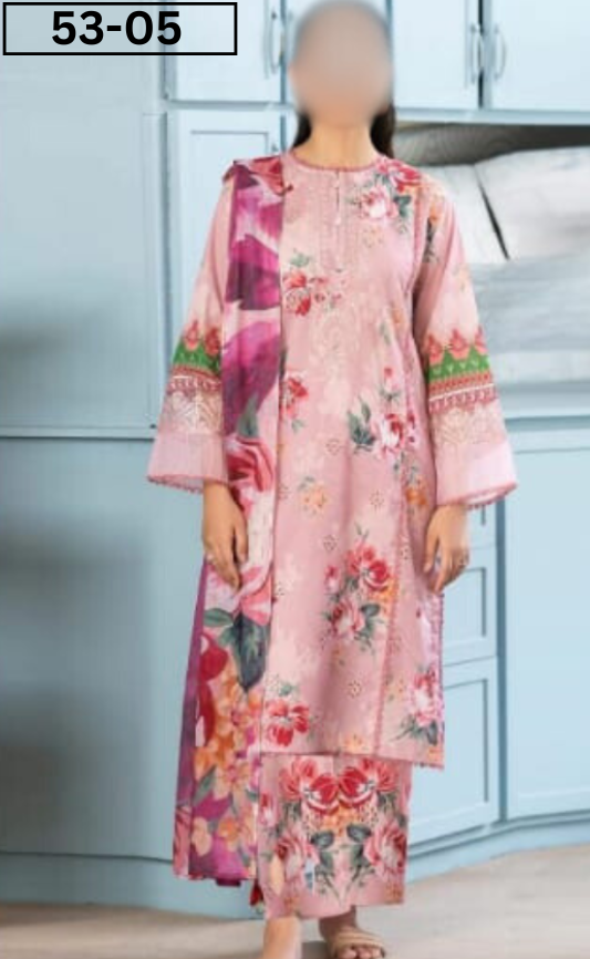 VOL 53 | DS 05 | DIGITAL PRINTED LINEN  3PC