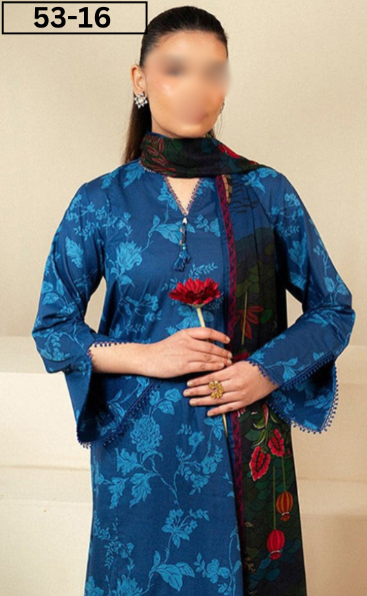 VOL 53 | DS 14 | DIGITAL PRINTED LINEN  3PC