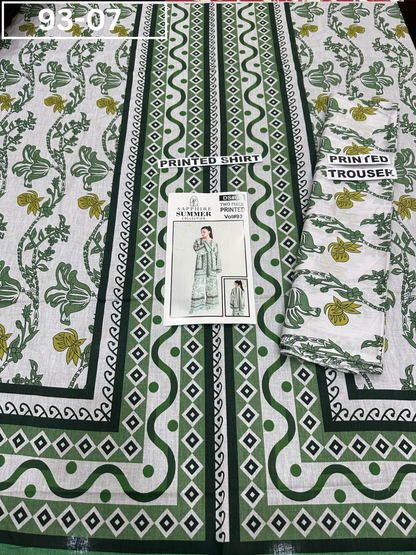 VOL 93 | DS 07 | DIGITAL PRINTED LAWN 2PC | CO-ORD SET