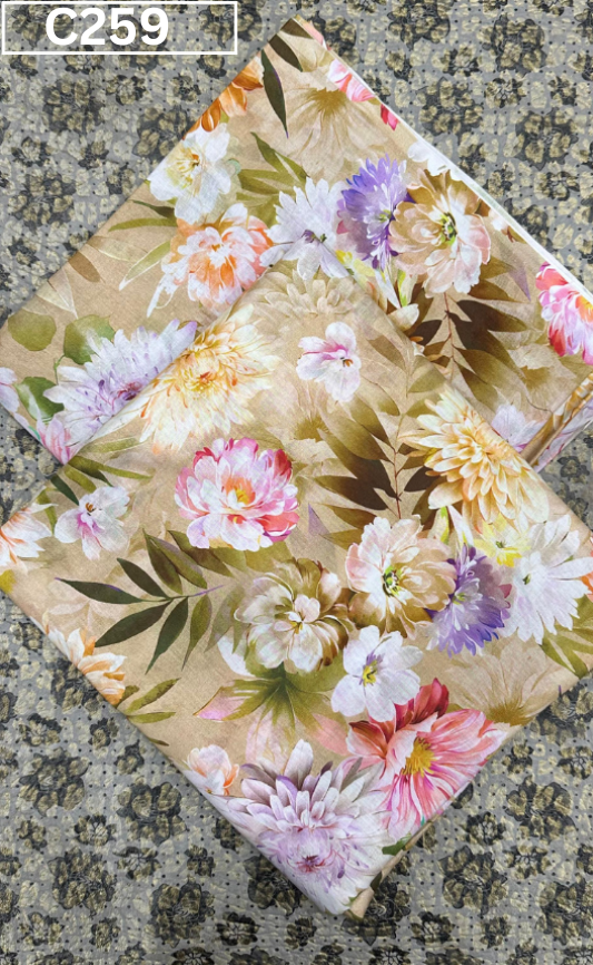 MIRHA LAWN DIGITAL PRINTED 3PC | DS C259 |