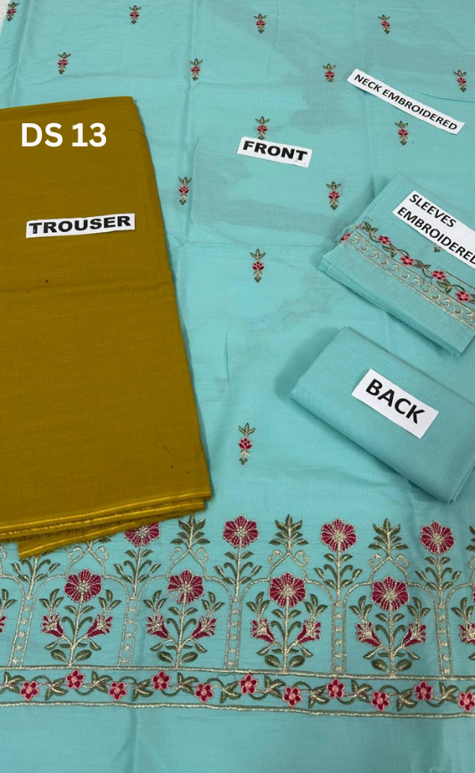 | DS 13 |KIDS EMBROIDERED LAWN 2PC