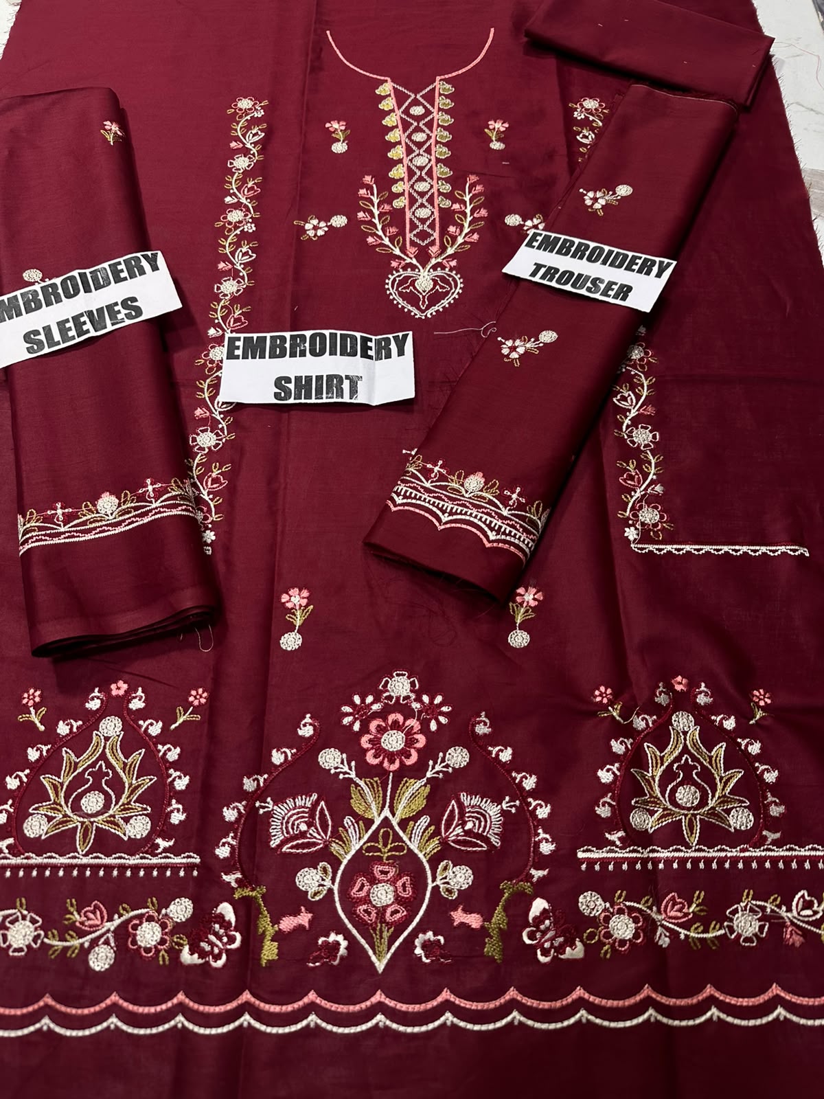 Vol-269 | DS 01 | KIDS EMBROIDERED LAWN 2PC