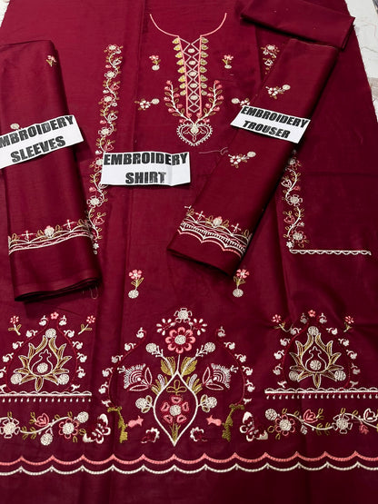 Vol-269 | DS 01 | KIDS EMBROIDERED LAWN 2PC