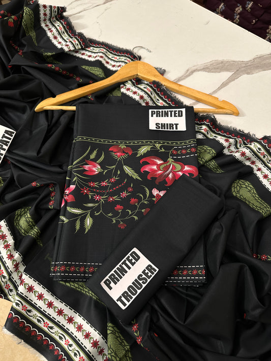 VOL 276 | DS 05 | SHANAYA By Maira | DIGITAL PRINTED 3PC STONE COTTON SHIRT, PRINTED TROUSER, PRINTED STONE COTTON DUPATTA