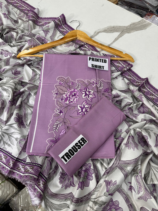 VOL 274 | DS 07 | NIRVANA | DIGITAL PRINTED 3PC STONE LINEN SHIRT, PRINTED TROUSER, PRINTED STONE LINEN DUPATTA